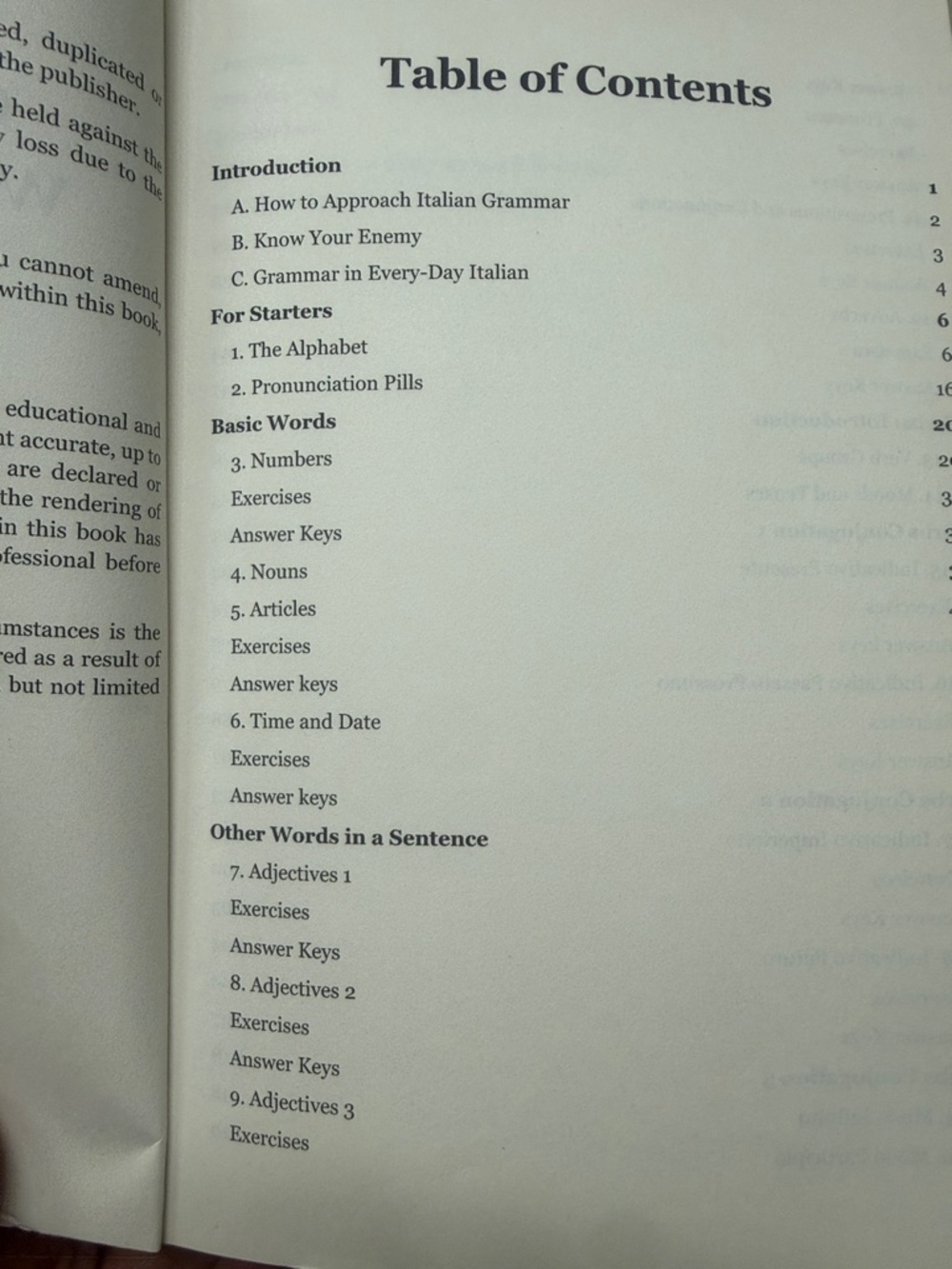Complete ITALIAN workbook for adult beginners. Speak Italian in 30 days! - Picture 3 of 5